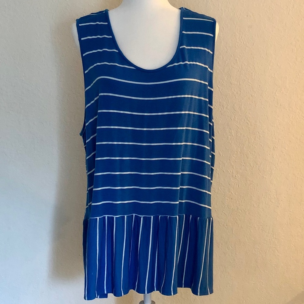 Ava & Viv Peplum Tank